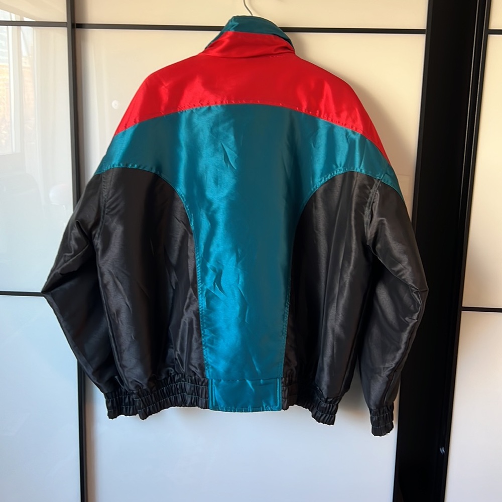 Vintage Men’s 80s Vaporwave Ski Jacket - Size Large/XL - Picture 4 of 4